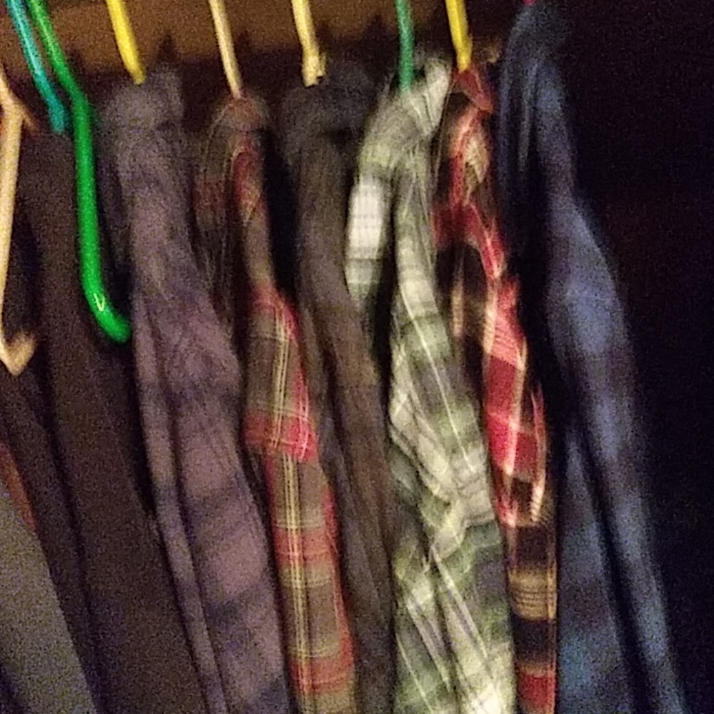 flannel shirts